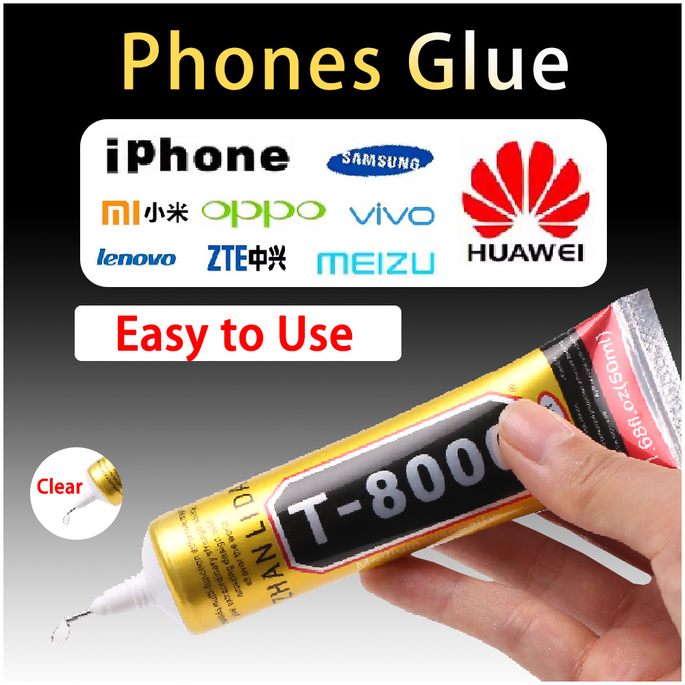 Fabric Glue Bond - กาว T8000 สำหรับงานละเอียด ติดเครื่องประดับ รองเท้า โทรศัพท์มือถือ