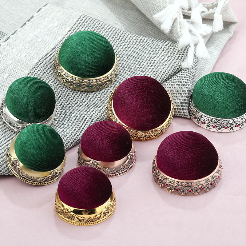 Sewing Pin Cushion - แผ่นรองเข็มเย็บผ้าแบบวินเทจ สำหรับงานปักครอสติช อุปกรณ์เย็บผ้า