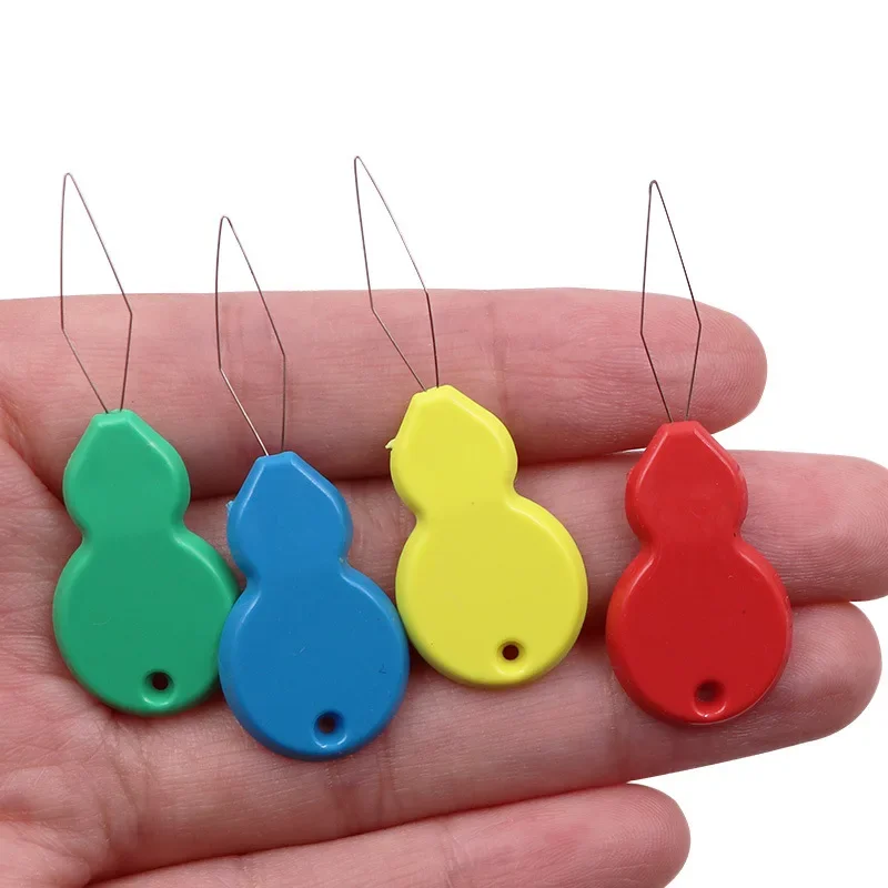 Needle Threader Tool - ที่ร้อยด้าย 12 ชิ้น สำหรับจักรเย็บผ้า ที่ร้อยด้ายแบบลวดพลาสติก สำหรับเข็มเย็บผ้า