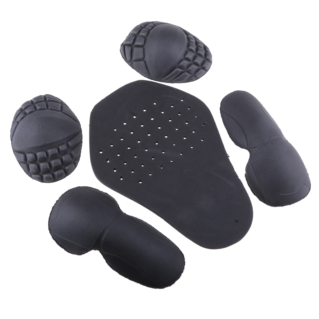 Shoulder Pad Set In - 1/5Pcs รถจักรยานยนต์ข้อศอกด้านหลังชุด EVA รถจักรยานยนต์ป้องกัน Guard รถจักรยานยนต์อุปกรณ์เสริม