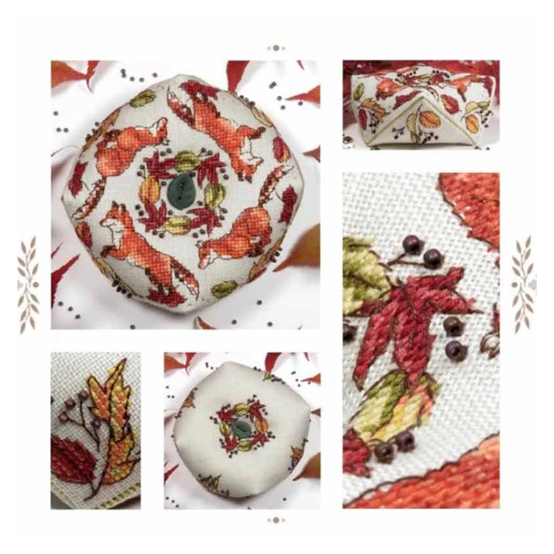 Sewing Pin Cushion - ZC184 ชุดปักครอสติส Cross-stitch เย็บปักถักร้อยชุดเย็บปักถักร้อยชุดหัวข้อ Pin เข็มเบาะ