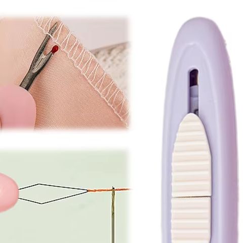 Seam Ripper Tool - ที่ร้อยด้ายและที่ฉีกตะเข็บ 2 in 1, ที่ร้อยด้ายอัตโนมัติและที่ฉีกตะเข็บ 2