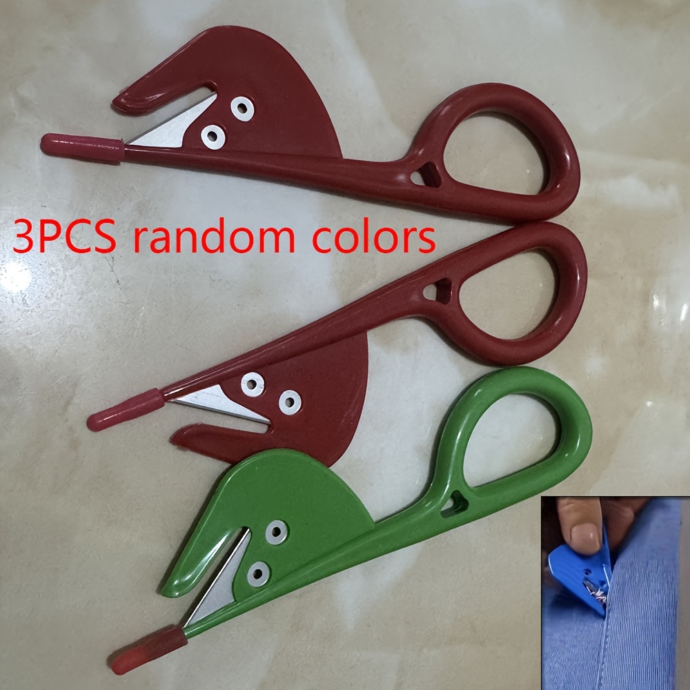 Seam Ripper Tool - 3 ชิ้นพลาสติก Handle Craft เครื่องตัดด้ายมีด Seam