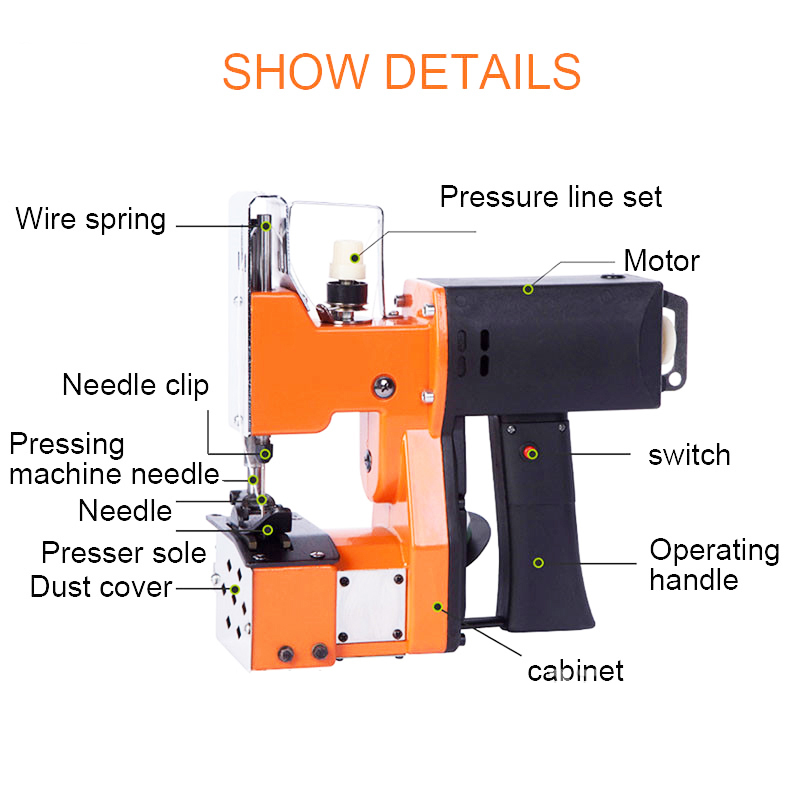 จักรเย็บผ้าไฟฟ้าแบบพกพาในครัวเ - Textiles Sewing Machine บทวิจารณ์และราคา