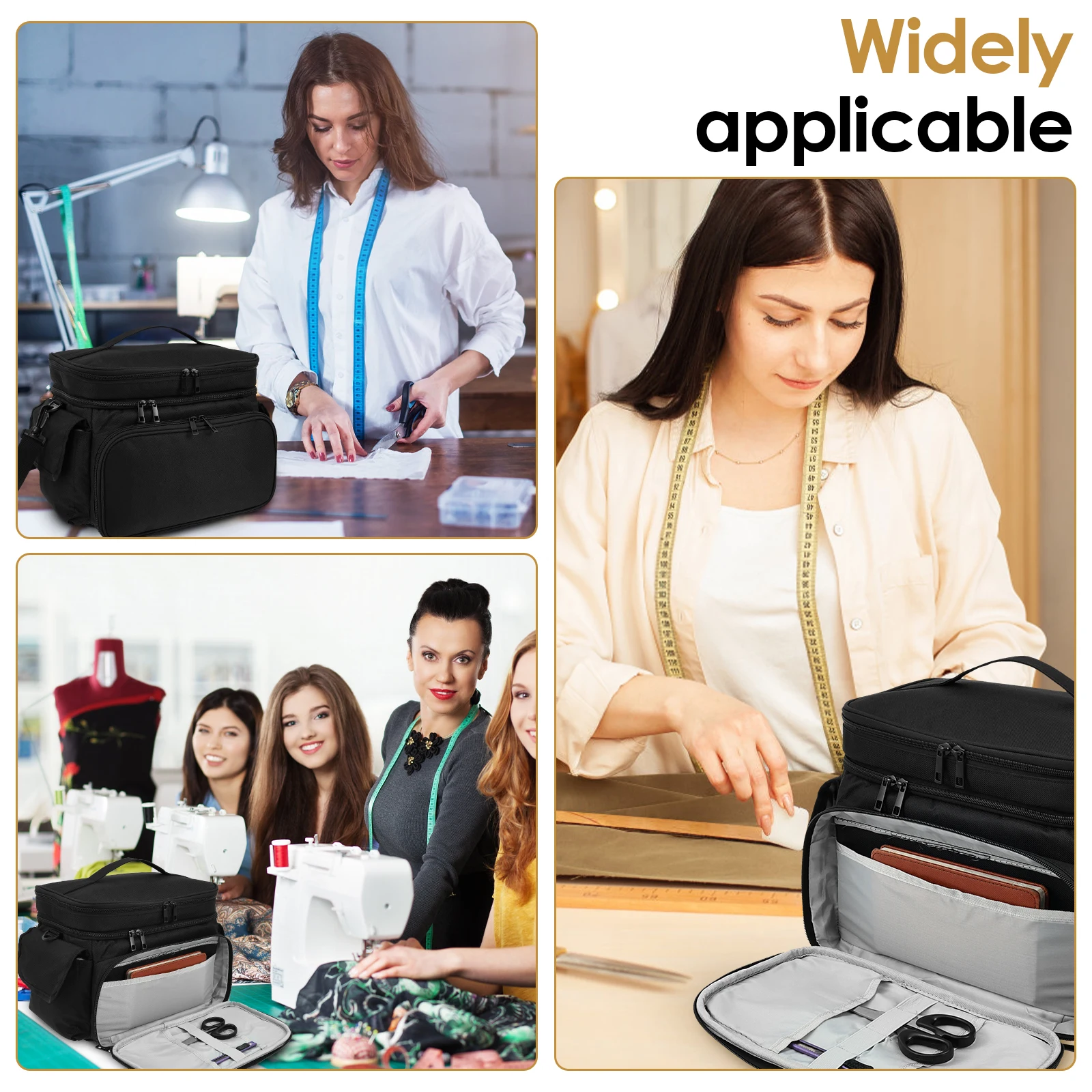 กระเป๋าเย็บผ้าขนาดใหญ่ กระเป๋า - Textile Sewing Kit บทวิจารณ์และราคา