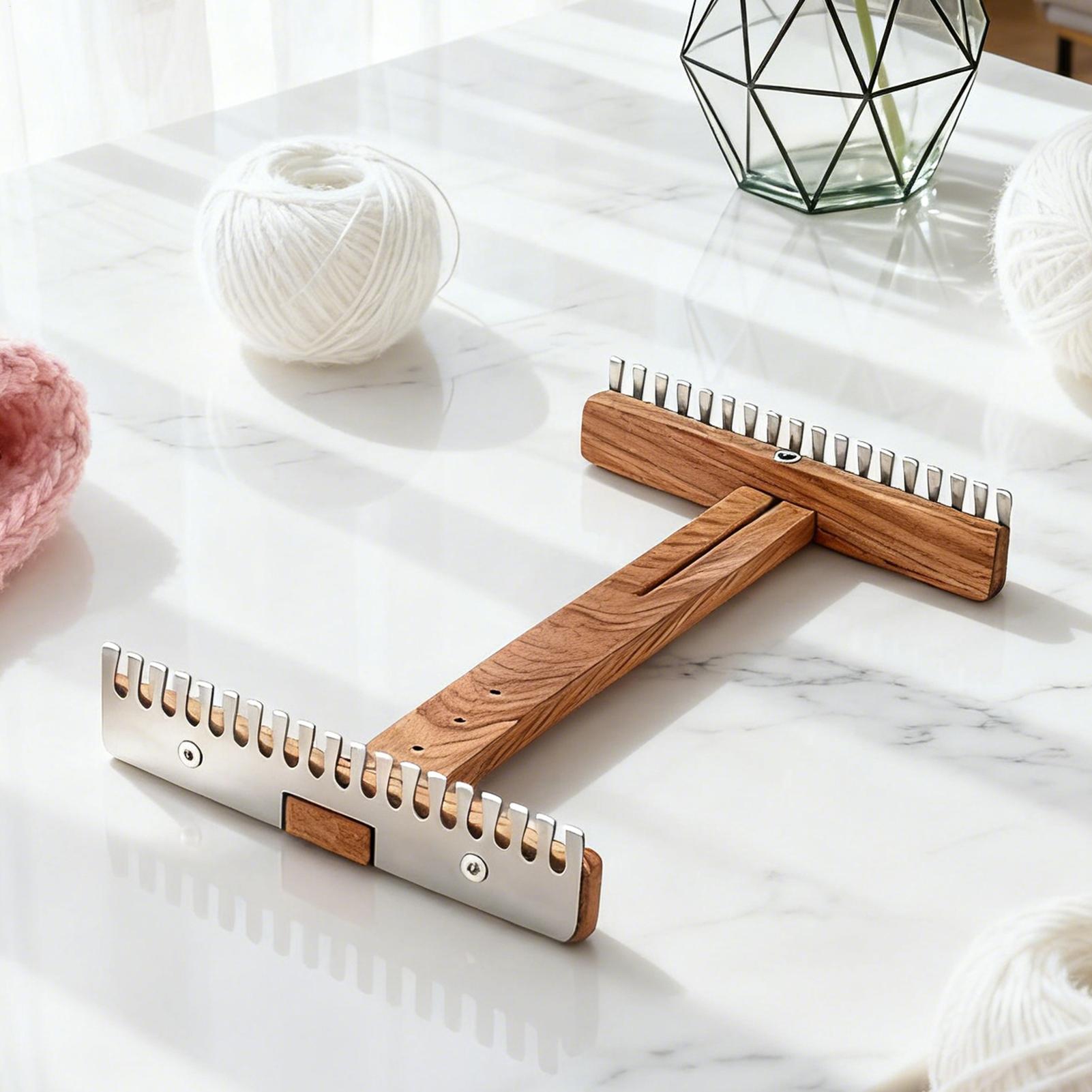 เครื่องทอผ้าแบบปรับได้ โครงไม้ - Sewing Gathering บทวิจารณ์และราคา