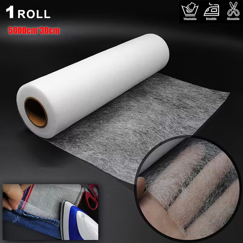 เทปเย็บริมผ้าแบบรีดติด 1 ม้วน  - Hem Tape Fusible บทวิจารณ์และราคา