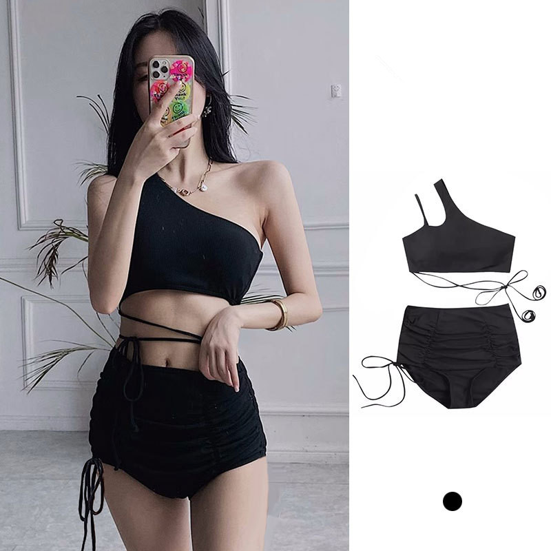 ชุดว่ายน้ำเซ็กซี่สไตล์เกาหลี เ - Shoulder Pad Set In บทวิจารณ์และราคา