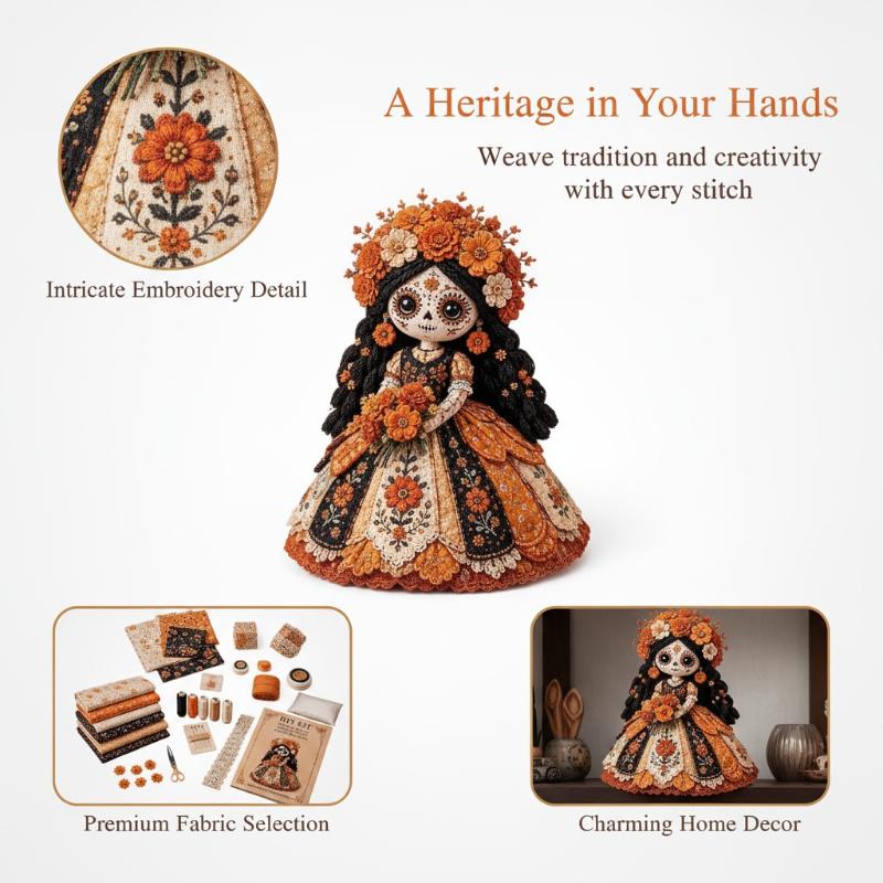 ชุดเย็บปะติดตุ๊กตา DIY ลายวันแ - Textile Sewing Kit บทวิจารณ์และราคา