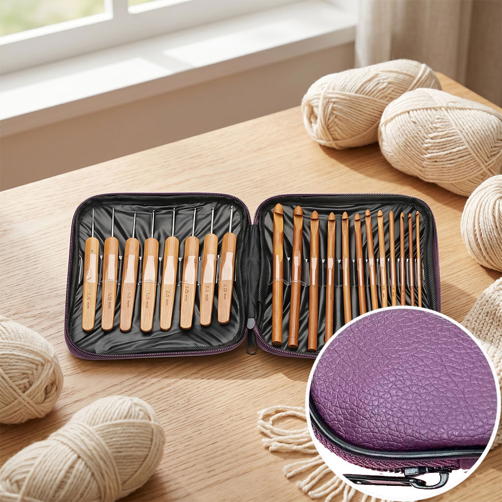 ชุดเข็มโครเชต์ไม้ไผ่ 74 ชิ้น พ - Sewing Knit บทวิจารณ์และราคา
