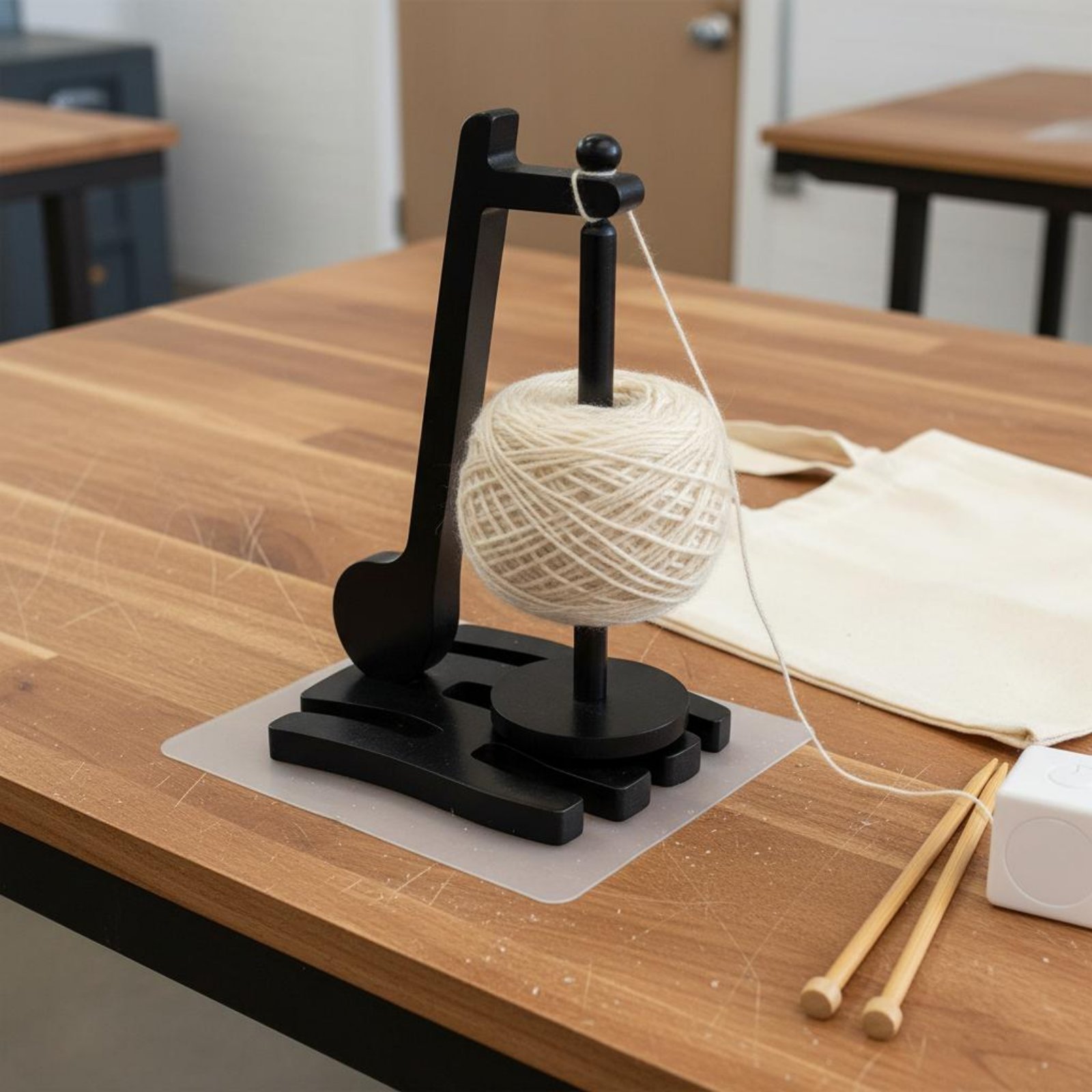ที่วางไหมพรมไม้ 360 องศา °   แ - Sewing Knit บทวิจารณ์และราคา