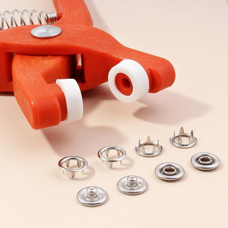 50ชุดคีมกรามห้าชิ้นขนาด9.5มม.  - Textile Sewing Kit บทวิจารณ์และราคา