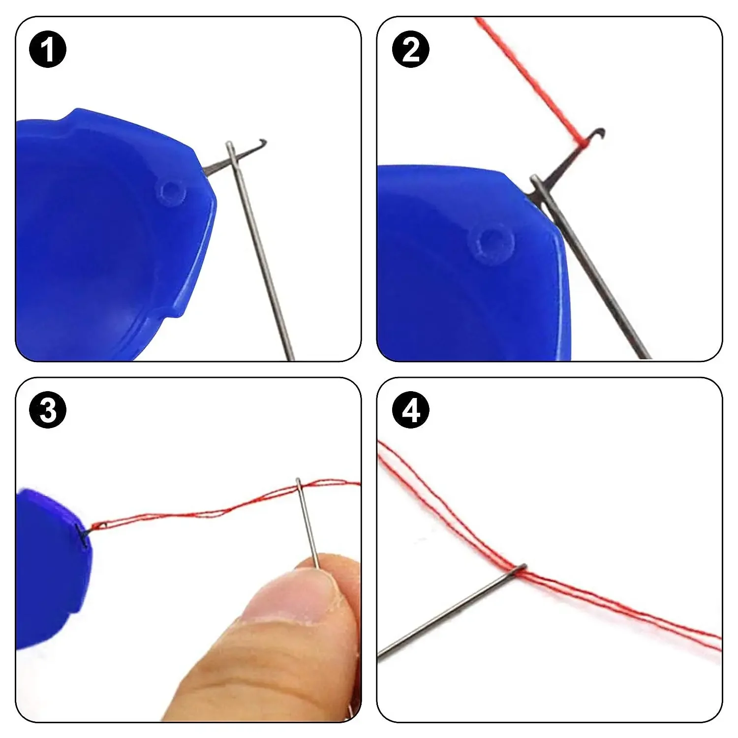 ชุดเข็มร้อยด้าย 6 ชิ้นสำหรับจั - Needle Threader Tool บทวิจารณ์และราคา
