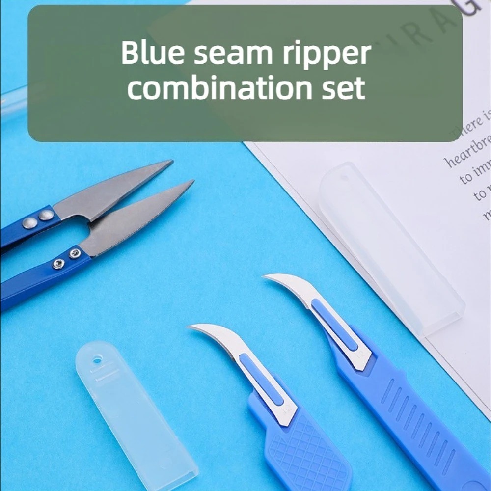 ชุดเย็บผ้าสีน้ำเงิน 5 ชิ้น ชุด - Seam Ripper Tool บทวิจารณ์และราคา