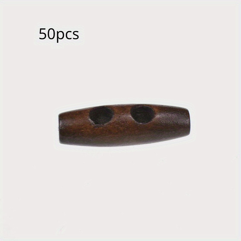 กระดุมไม้รีไซเคิล 50 ชิ้น - กร - Sewing Recycle บทวิจารณ์และราคา