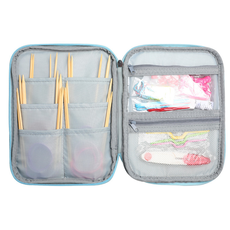 เข็มถักเปล่ากรณีกระเป๋าเดินทาง - Textile Sewing Kit บทวิจารณ์และราคา