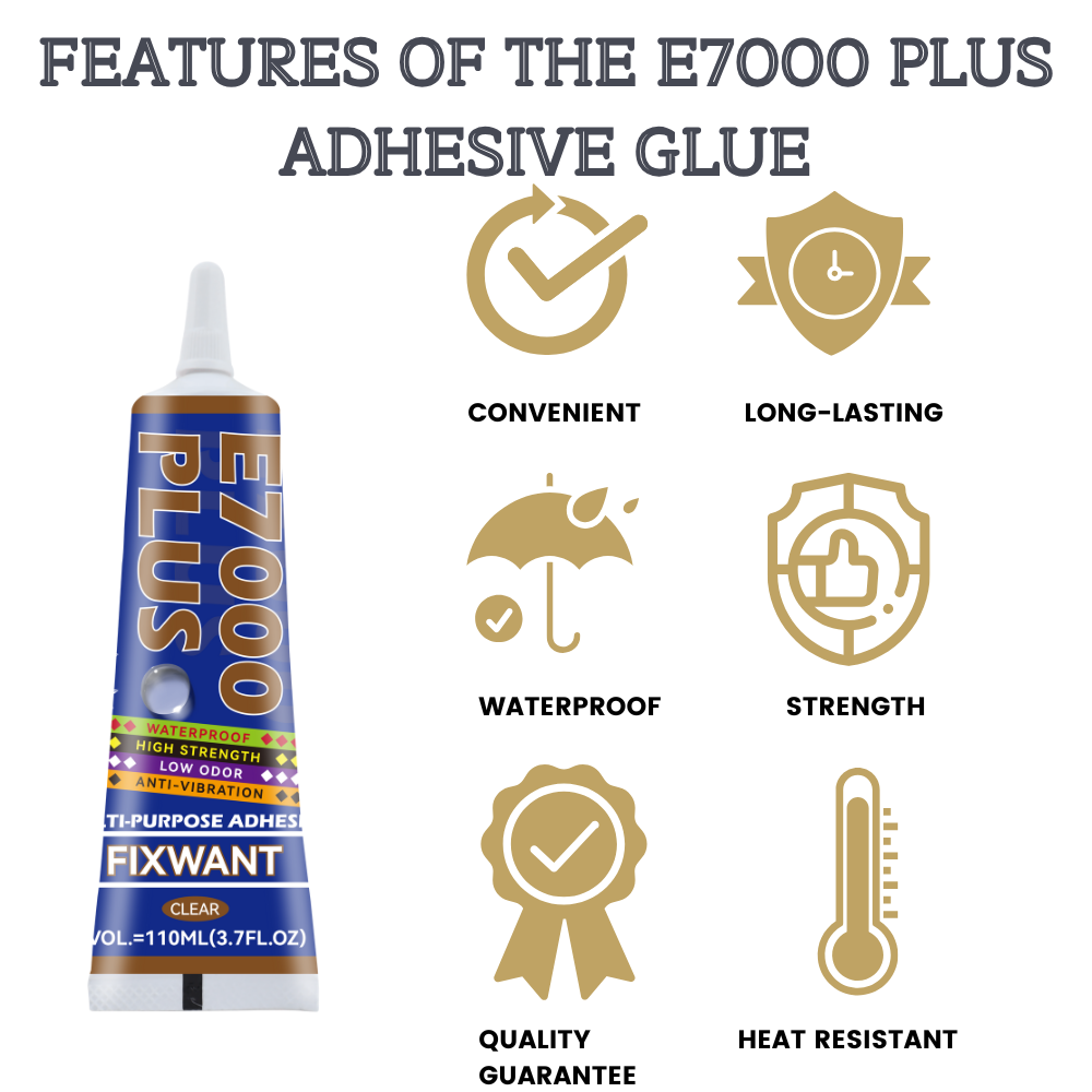 กาวอเนกประสงค์ E7000 PLUS - พั - Fabric Glue Bond บทวิจารณ์และราคา