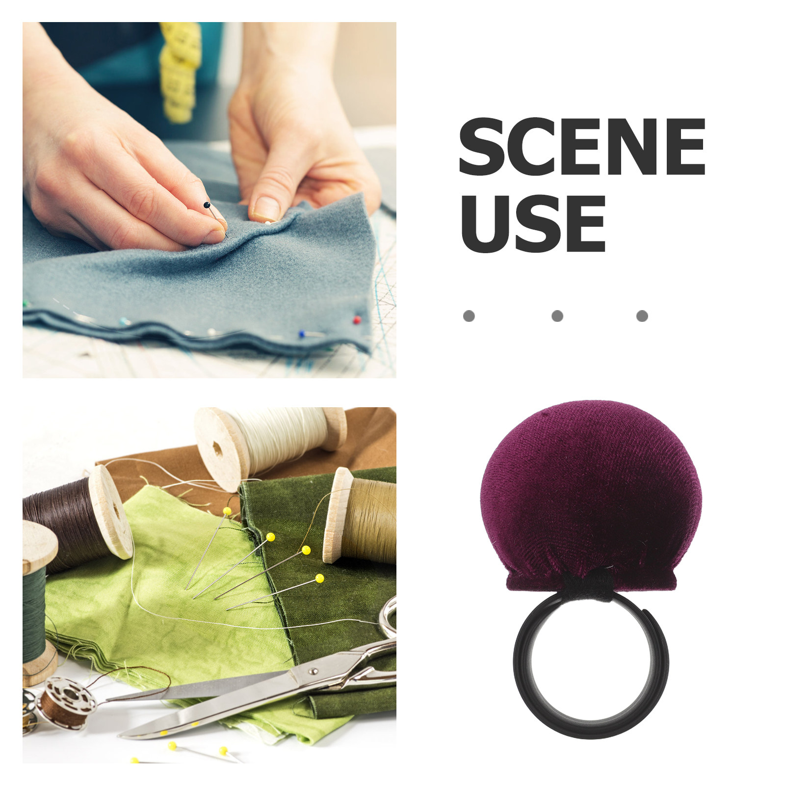 สายรัดข้อมือสำหรับเก็บเข็มเย็บ - Sewing Pin Cushion บทวิจารณ์และราคา