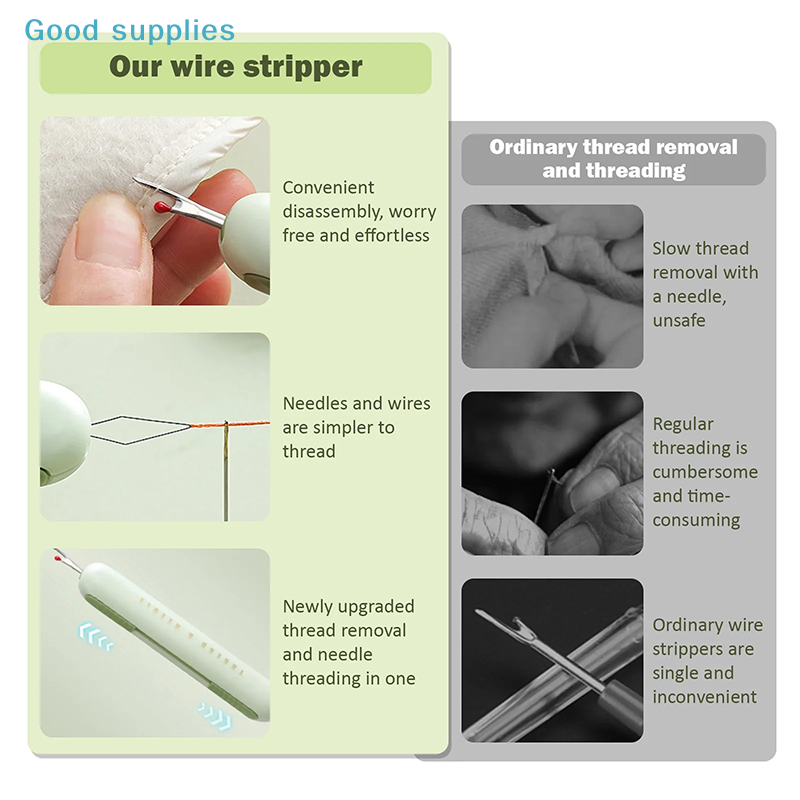 ที่ร้อยด้าย 2 in 1 พร้อมที่แกะ - Seam Ripper Tool บทวิจารณ์และราคา