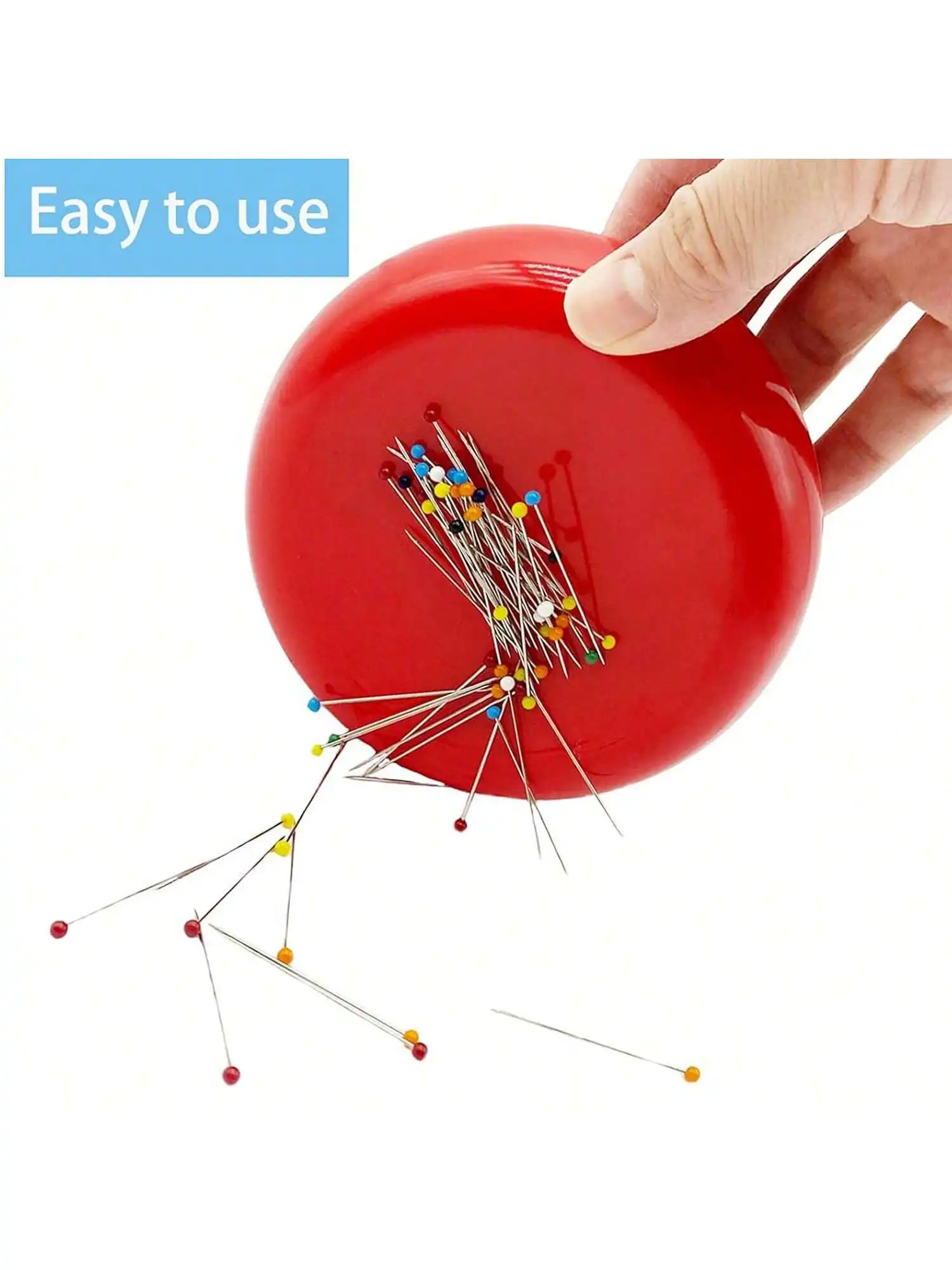 1PCS Magnetic Pin Cushion,รอบพ - Sewing Pin Cushion บทวิจารณ์และราคา