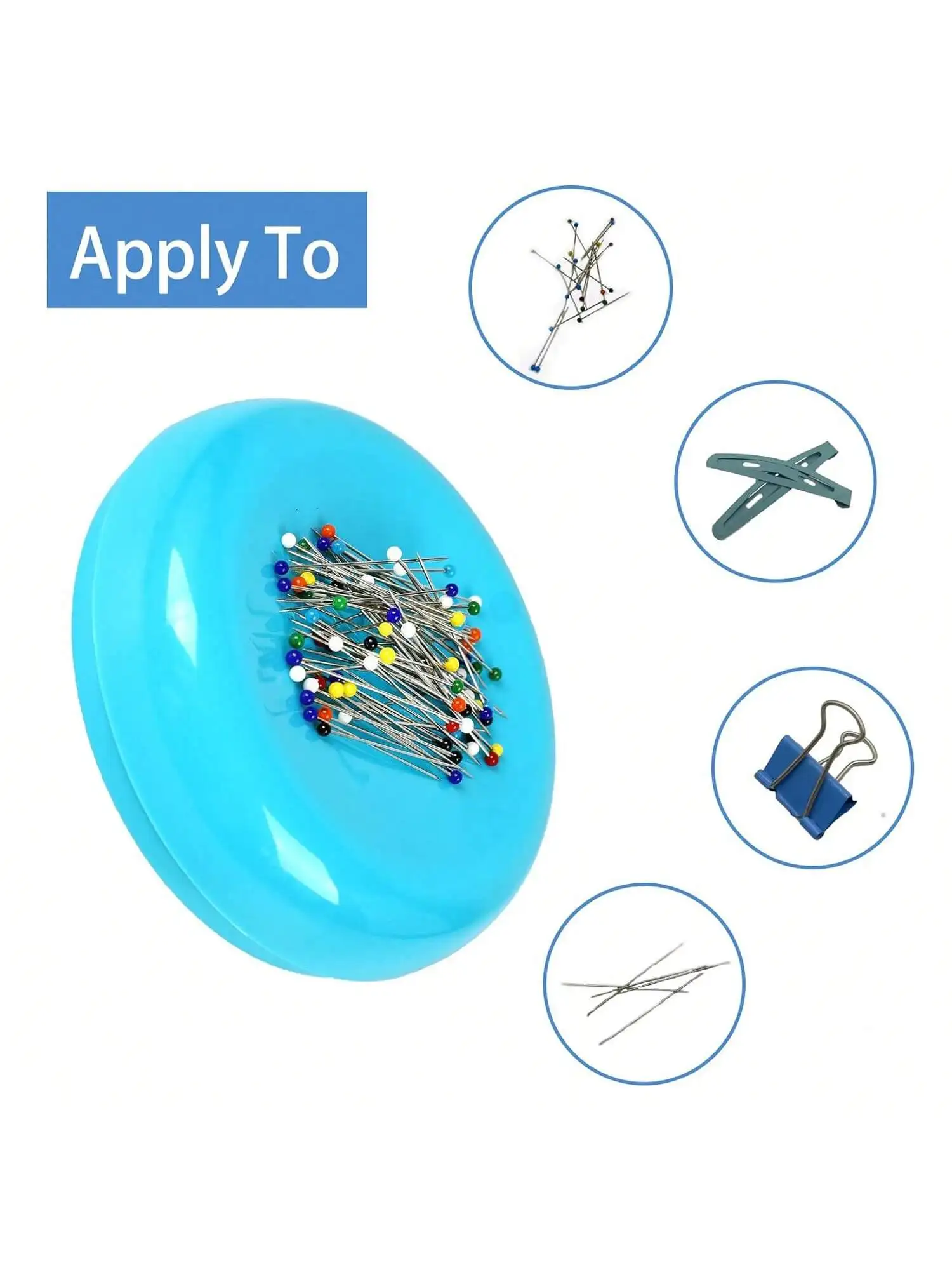 1PCS Magnetic Pin Cushion,รอบพ - Sewing Pin Cushion บทวิจารณ์และราคา