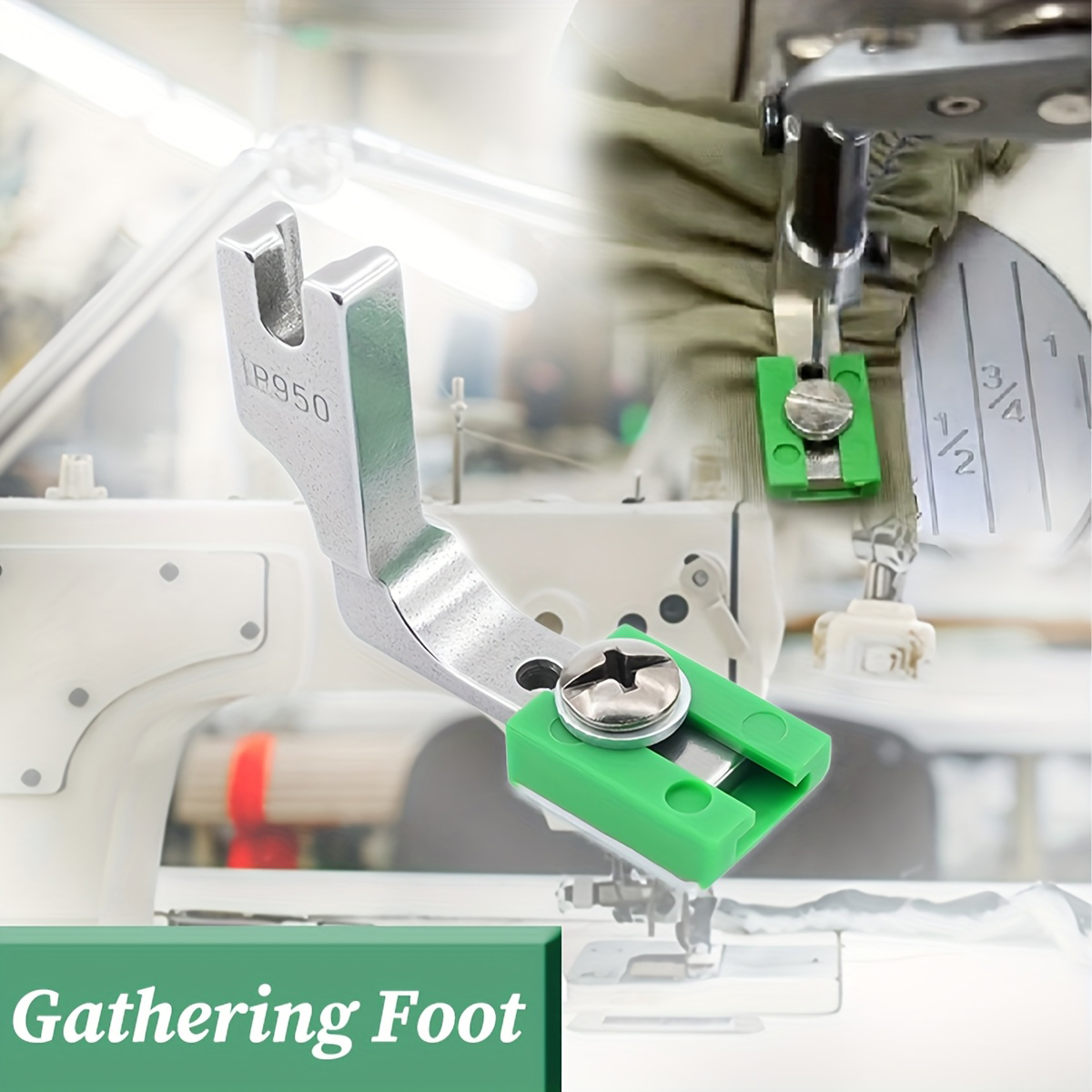 ตีนผีจักรเย็บผ้าแบบปรับได้ P95 - Sewing Gathering บทวิจารณ์และราคา